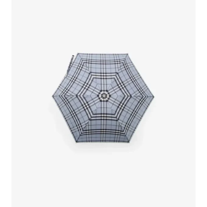 Składany parasol w kratkę