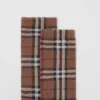 Skarpety z mieszanki bawełny i kaszmiru w stylu Vintage Check z intarsją w kratę Skarpety z mieszanki bawełny i kaszmiru w stylu Vintage Check z intarsją w kratę