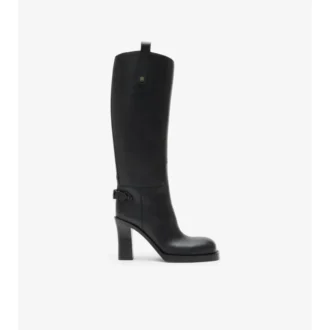 Skórzane buty Cavalier na obcasie