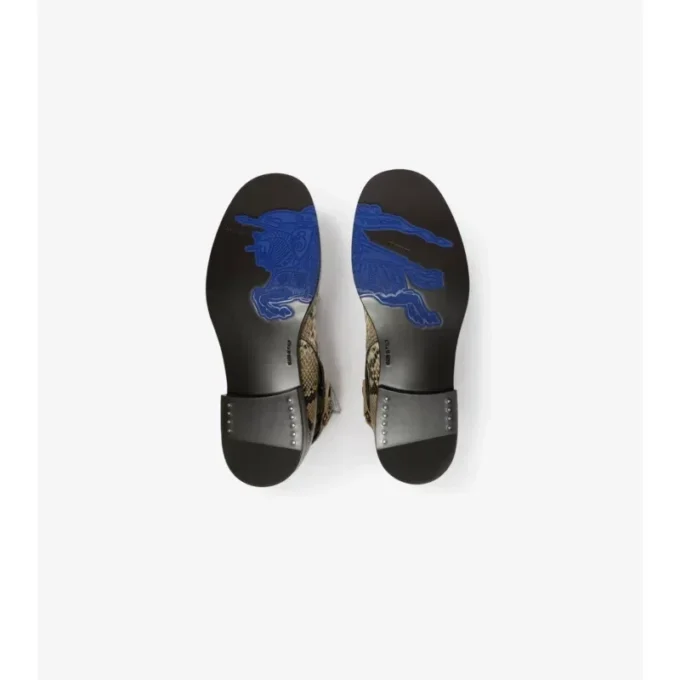 Skórzane buty Ledger z nadrukiem wężowej skóry Skórzane buty Ledger z nadrukiem wężowej skóry