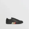 Skórzane Sneakersy z paskami Skórzane Sneakersy z paskami