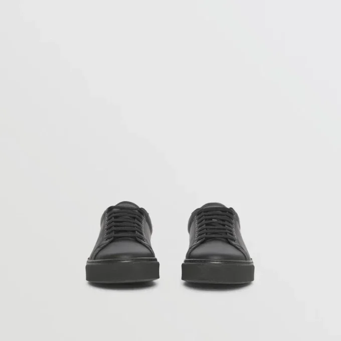 Skórzane Sneakersy z paskami Skórzane Sneakersy z paskami