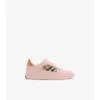 Skórzane Sneakersy z wzorem w kratkę 
