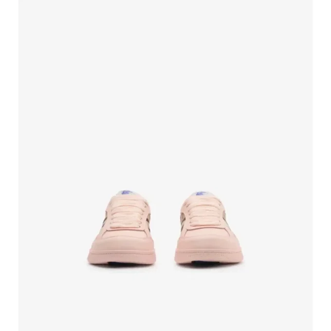 Skórzane Sneakersy z wzorem w kratkę 