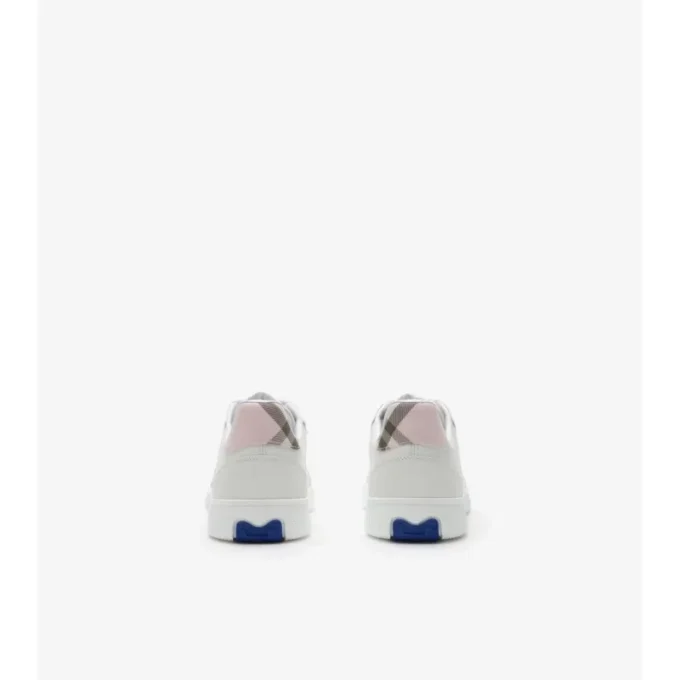 Skórzane Sneakersy z wzorem w kratkę Skórzane Sneakersy z wzorem w kratkę