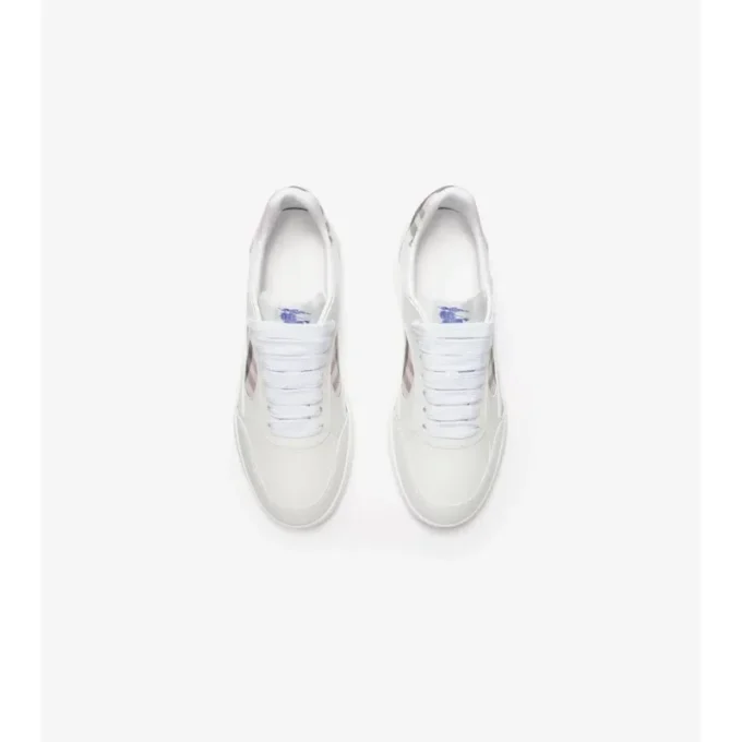 Skórzane Sneakersy z wzorem w kratkę Skórzane Sneakersy z wzorem w kratkę