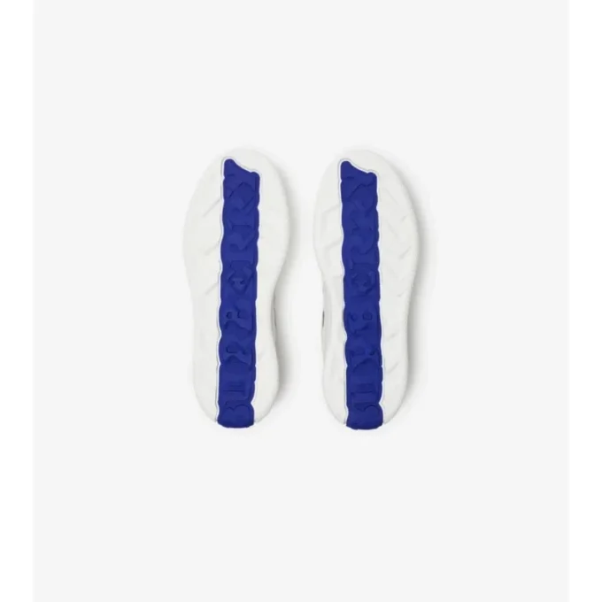 Skórzane Sneakersy z wzorem w kratkę 