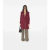 Skórzany Trench Coat Kensington o średniej długości