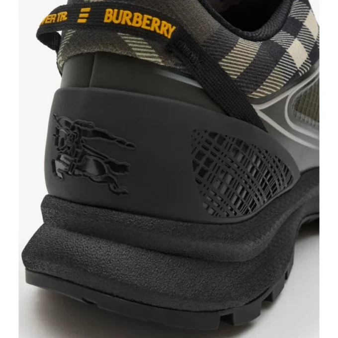 Sneakersy Discover w kratkę i siateczkę 