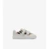 Sneakersy w kratkę i ze skóry Sneakersy w kratkę i ze skóry