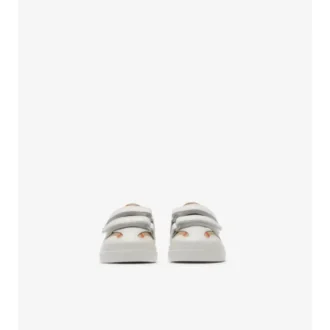Sneakersy w kratkę i ze skóry Sneakersy w kratkę i ze skóry