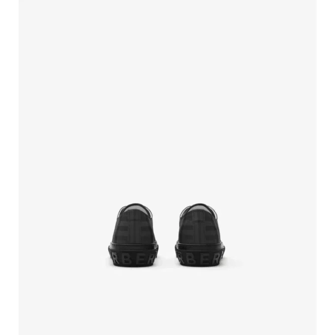Sneakersy z mieszanki nylonu w kratę Sneakersy z mieszanki nylonu w kratę