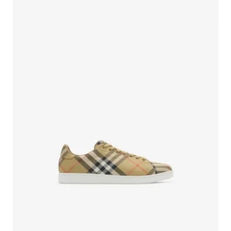 Sneakersy z wzorem w kratę