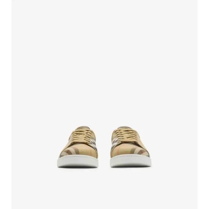 Sneakersy z wzorem w kratę