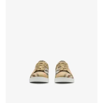 Sneakersy z wzorem w kratę