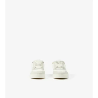 Sneakersy ze skóry, zamszu i w kratkę