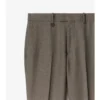 Spodnie z wełny typu „sharkskin” Spodnie z wełny typu „sharkskin”