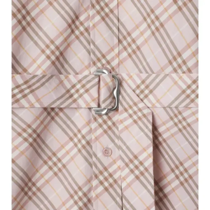 Sukienka koszulowa w kratę Sukienka koszulowa w kratę