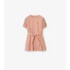 Sukienka z bawełny w kratkę w formie T-shirta Sukienka z bawełny w kratkę w formie T-shirta