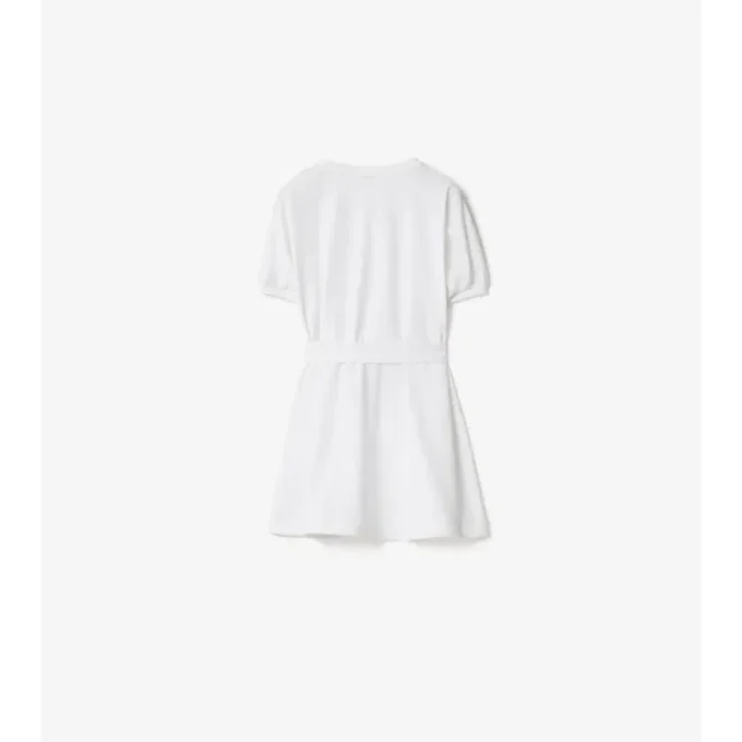 Sukienka z bawełny w kratkę w formie T-shirta Sukienka z bawełny w kratkę w formie T-shirta