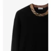 Sweter wełniany w kratę