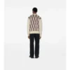 Sweter z mieszanki wełny w kratę argyle