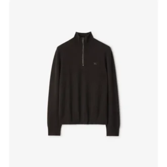 Sweter z półsuwakiem z mieszanki kaszmiru Sweter z półsuwakiem z mieszanki kaszmiru