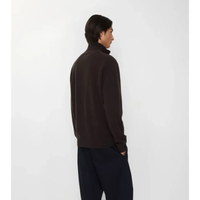Sweter z półsuwakiem z mieszanki kaszmiru Sweter z półsuwakiem z mieszanki kaszmiru