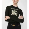 Sweter z wełny i jedwabiu EKD