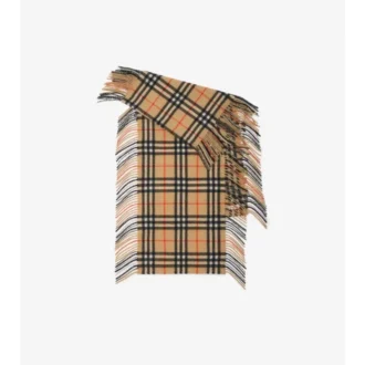 Szalik Check Cashmere Happy