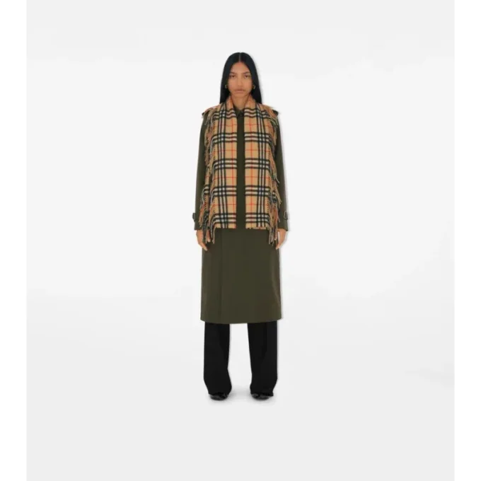 Szalik Check Cashmere Happy Szalik Check Cashmere Happy