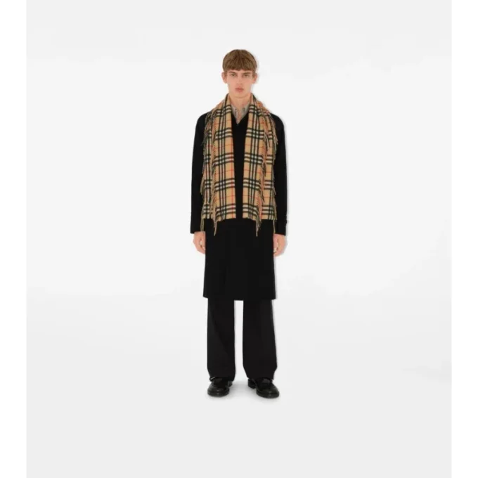 Szalik Check Cashmere Happy Szalik Check Cashmere Happy