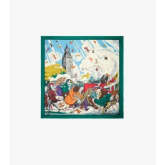 Szalik jedwabny „Raining Cats and Dogs”