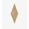Szalik w kratę z jedwabiu