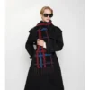 Szalik z kaszmiru w kratę Belt Check Szalik z kaszmiru w kratę Belt Check