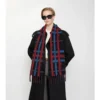 Szalik z kaszmiru w kratę Belt Check Szalik z kaszmiru w kratę Belt Check