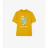 T-shirt bawełniany z nadrukiem „Fish and Chips”