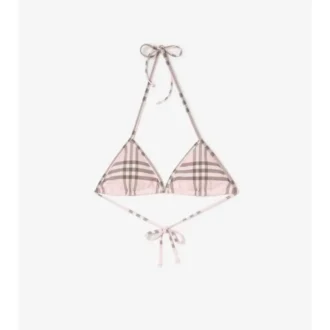 Top bikini w kratkę