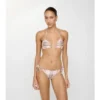 Top bikini w kratkę