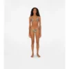 Top bikini w kratkę