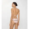 Top bikini w kratkę