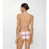 Top bikini w kratkę