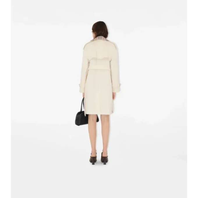 Trench Coat Castleford o średniej długości z kołnierzem w kratę Trench Coat Castleford o średniej długości z kołnierzem w kratę
