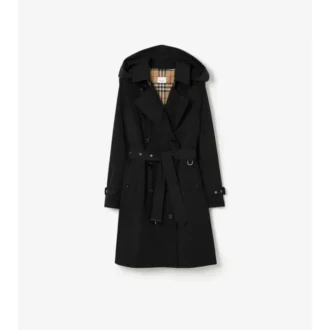 Trench Coat Kensington ze średniej długości tafty
