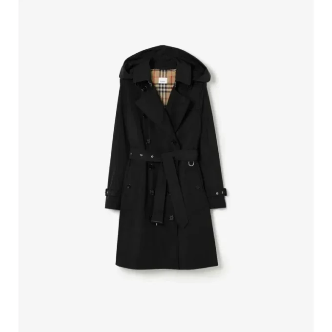 Trench Coat Kensington ze średniej długości tafty