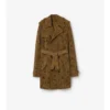 Trench Coat Lawshall z zamszu w paisley, o średniej długości Trench Coat Lawshall z zamszu w paisley, o średniej długości