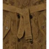 Trench Coat Lawshall z zamszu w paisley, o średniej długości Trench Coat Lawshall z zamszu w paisley, o średniej długości