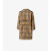 Trench Coat z bawełnianego twillu w kratę