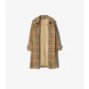 Trench Coat z bawełnianego twillu w kratę