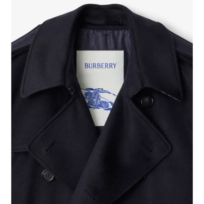 Trench Coat z kaszmiru o średniej długości Trench Coat z kaszmiru o średniej długości